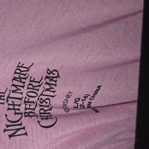 Disney Pink True‎ Love Tank & Shorts with Jack and Sally NWOT - Picture 2 of 3